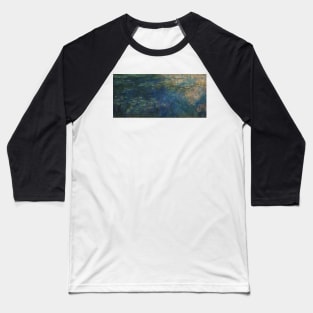 Reflections of Clouds on the Water-Lily Pond by Claude Monet Baseball T-Shirt